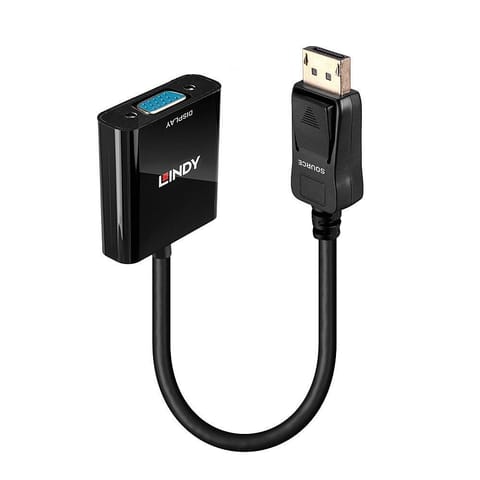 ⁨LINDY Konverter Displayport auf VGA Aktiv 0.15m⁩ at Wasserman.eu