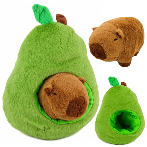 ⁨Zielone Awokado z Kapibarą 2w1 Pluszowe Maskotka Przytulanka 25 cm⁩ w sklepie Wasserman.eu