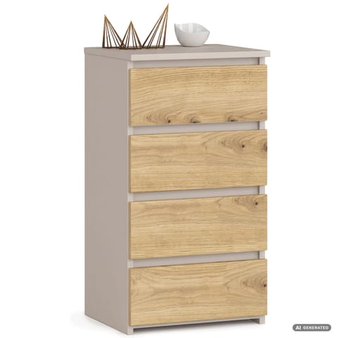 ⁨KOMODA CL4 PK KASZMIR / DĄB ARTISAN⁩ w sklepie Wasserman.eu