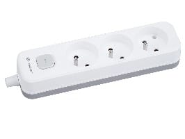 ⁨Przedłużacz TRACER Grid 3S 1,5m (3 gniazda,wyłącznik, white&grey)⁩ w sklepie Wasserman.eu