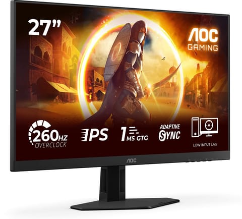 ⁨Monitor AOC 27G4ZRE (27" /Fast IPS /260Hz /1920 x 1080 /Czarny)⁩ w sklepie Wasserman.eu