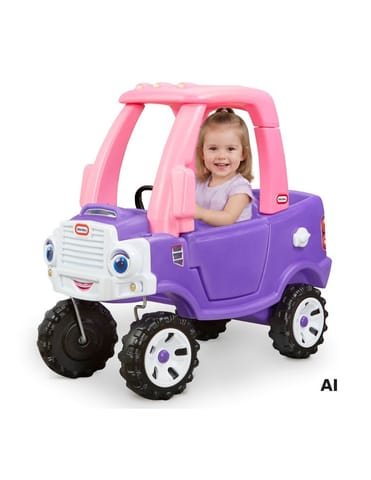 ⁨Little Tikes Cozy Truck Jeździk Samochód Terenowy Różowo-Fioletowy dla Dzieci Cozy Truck⁩ w sklepie Wasserman.eu