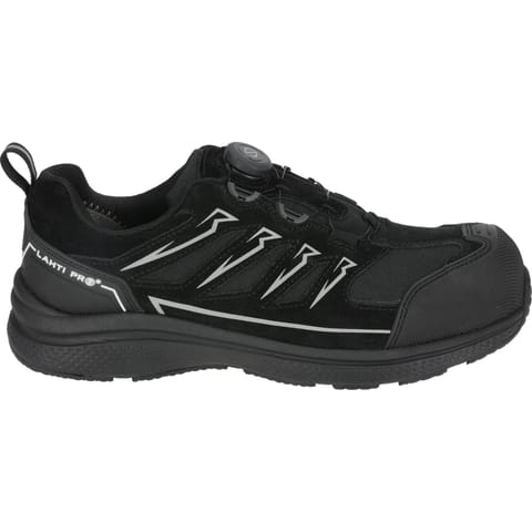 ⁨SHOES, SUEDE/OXFORD, BLACK, S1 FO HRO SR, "46", CE, LAHTI⁩ at Wasserman.eu