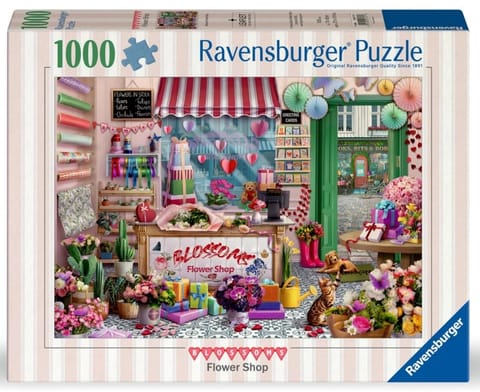 ⁨Puzzle 2D 1000 Kwiaciarnia⁩ w sklepie Wasserman.eu