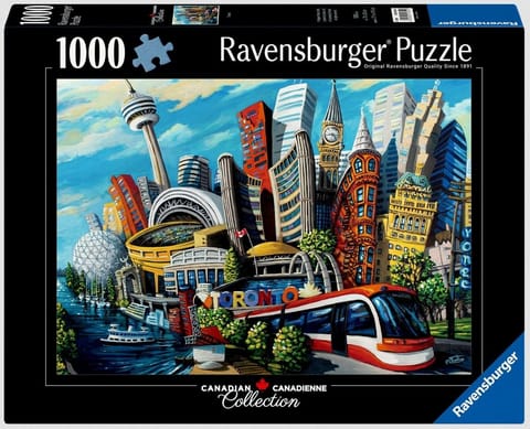⁨Puzzle 2D 1000 Toronto⁩ w sklepie Wasserman.eu