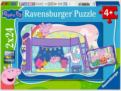 ⁨Puzzle 2D 2x24 Dobranoc Peppa 2x24⁩ w sklepie Wasserman.eu
