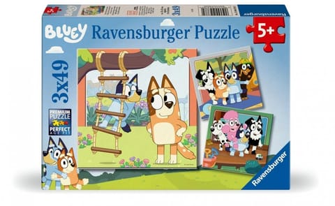 ⁨Puzzle 2D 3x49 Bluey and friends⁩ w sklepie Wasserman.eu