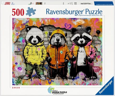 ⁨Puzzle 2D 500 Futrzani przyjaciele⁩ w sklepie Wasserman.eu