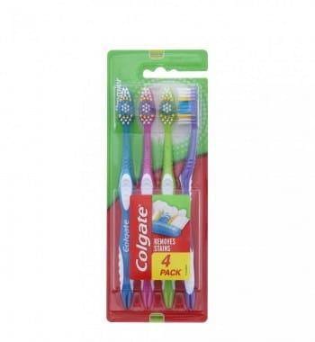 ⁨Colgate Premier Clean Medium Szczoteczka do zębów 4 szt.⁩ w sklepie Wasserman.eu