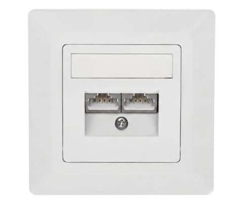 ⁨GNIAZDO KOŃCOWE RJ-45 SX9-2-6-STP-WH SOLARIX⁩ w sklepie Wasserman.eu