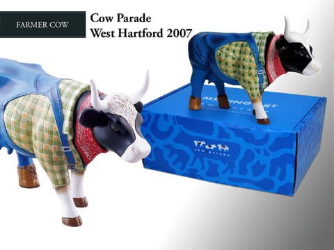 ⁨Cow Parade Farmer Cow⁩ w sklepie Wasserman.eu