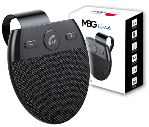 ⁨Bluetooth in-car speakerphone MBG LINE SP11⁩ at Wasserman.eu