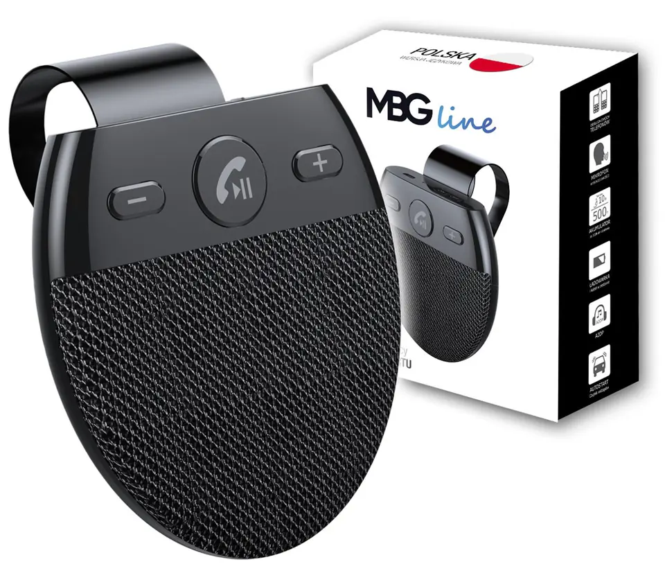 Bluetooth in-car speakerphone MBG LINE SP11 at Wasserman.eu