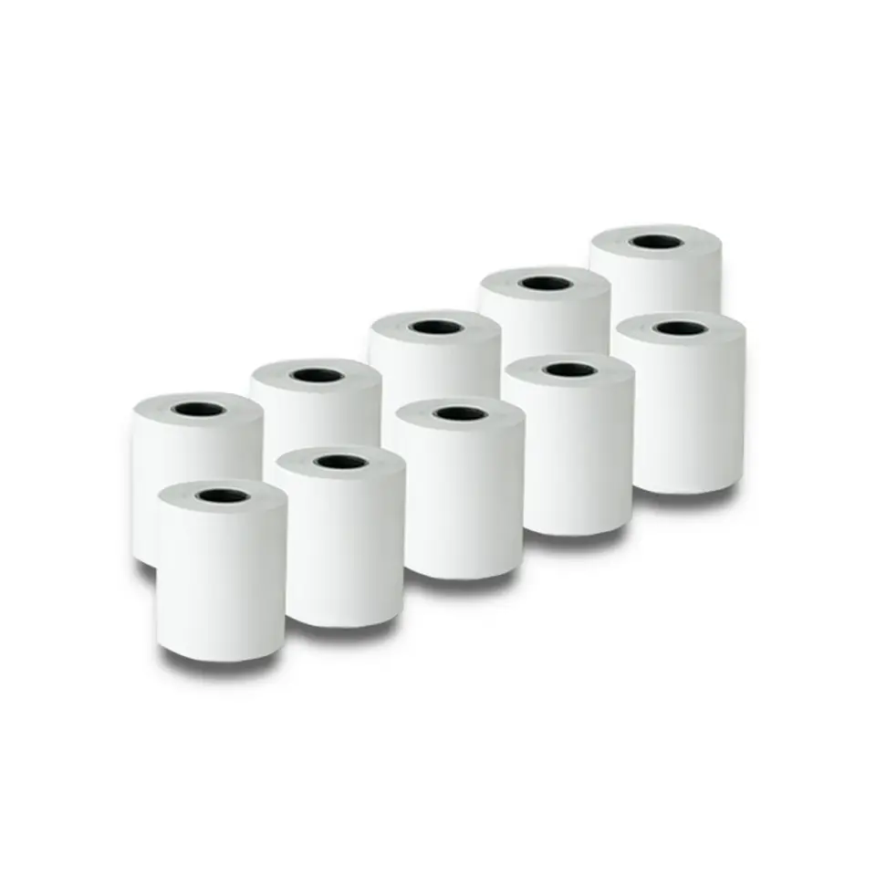 ⁨Qoltec 51900 Thermal roll 57 x 27 | 55g / m2 | 10 pcs. | BPA free⁩ at Wasserman.eu