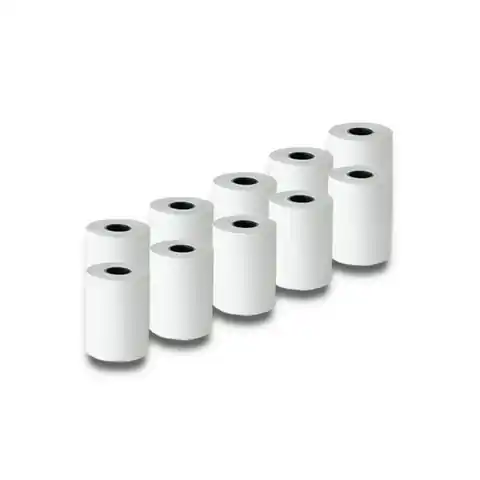 ⁨Qoltec Rolka termiczna 57 x 20 55g/m2 10szt. BPA free⁩ w sklepie Wasserman.eu