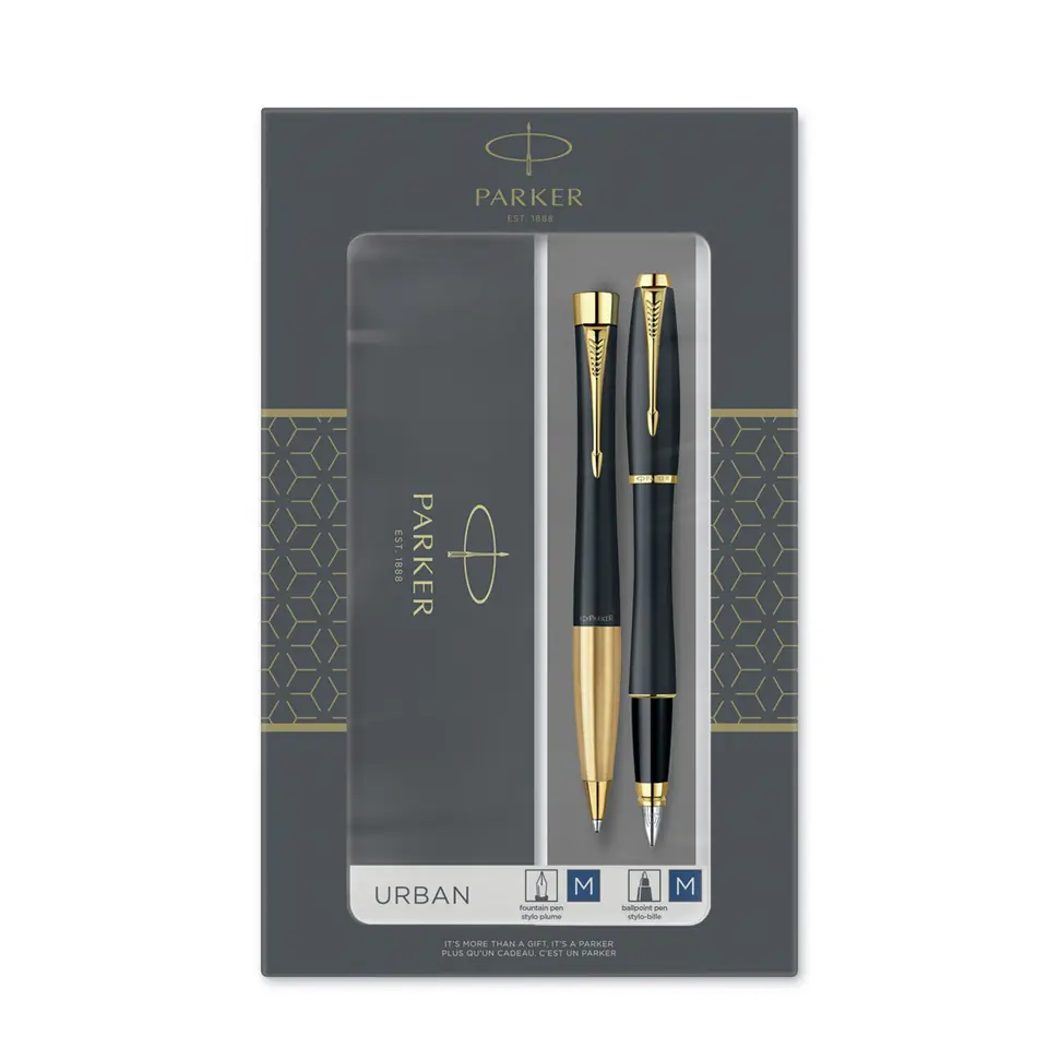 ⁨Parker 2093381 pen set Black, Gold 2 pc(s)⁩ at Wasserman.eu