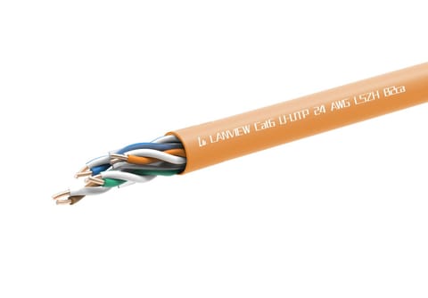 ⁨Lanview Cat 6 U/UTP LSZH B2ca Solid⁩ w sklepie Wasserman.eu