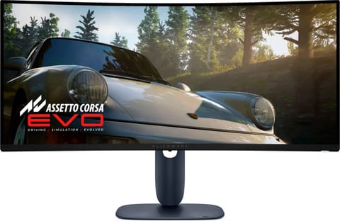 ⁨Monitor DELL 210-BRTW (34.2" /QD OLED /240Hz /3440 x 1440 /Czarny )⁩ w sklepie Wasserman.eu