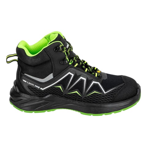 ⁨ANKLE SHOES, KPU/MESH, BLACK-GREEN, S3 FO SR,"39",CE,LAHTI⁩ at Wasserman.eu