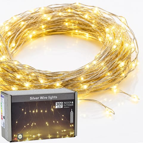 ⁨LAMPKI CHOINKOWE KASKADA ŚWIETLNA WATERFALL 300 LED CIEPŁY BIAŁY⁩ w sklepie Wasserman.eu