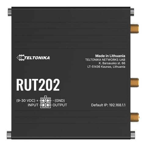 ⁨Teltonika Networks RUT202 (EU) 4G/WiFI LTE⁩ w sklepie Wasserman.eu