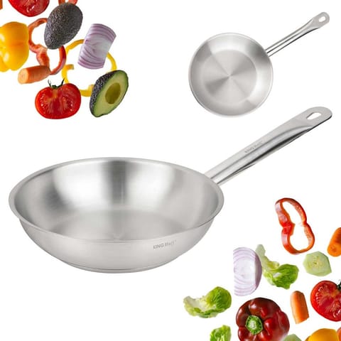 ⁨PATELNIA ZE STALI NIERDZEWNEJ 21CT 20cm KINGHOFF KH-2018⁩ w sklepie Wasserman.eu