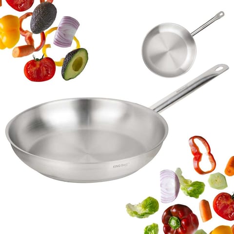 ⁨PATELNIA ZE STALI NIERDZEWNEJ 21CT 28cm KINGHOFF KH-2020⁩ w sklepie Wasserman.eu