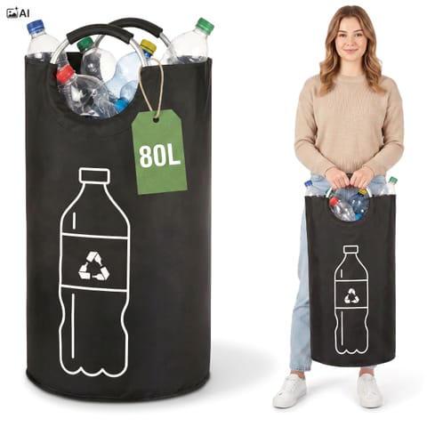 ⁨Worek na butelki puszki EMPOLI 80l z uchwytami⁩ w sklepie Wasserman.eu