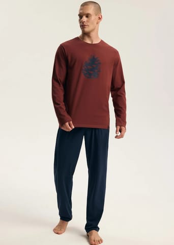 ⁨PIŻAMA HENDERSON 45494 FALL 83X (kolor maroon, rozmiar XL)⁩ w sklepie Wasserman.eu