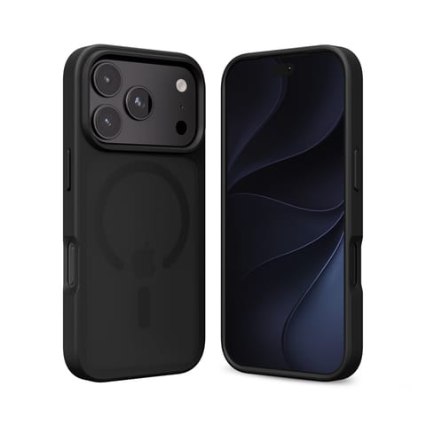 ⁨Crong Hybrid Matte Magnetic - Etui MagSafe iPhone 18 Pro / 17 Pro (czarny)⁩ w sklepie Wasserman.eu