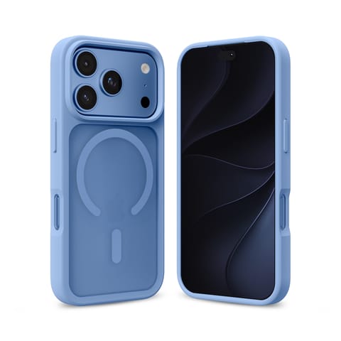 ⁨Crong Hybrid Matte Magnetic - Etui MagSafe iPhone 18 Pro Max / 17 Pro Max (niebieski)⁩ w sklepie Wasserman.eu