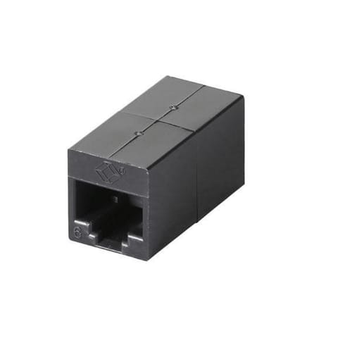 ⁨Black Box CAT 6 BLACK STRAIGHT THROUGH⁩ w sklepie Wasserman.eu