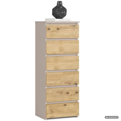 ⁨KOMODA CL6 PK KASZMIR / DĄB ARTISAN⁩ w sklepie Wasserman.eu