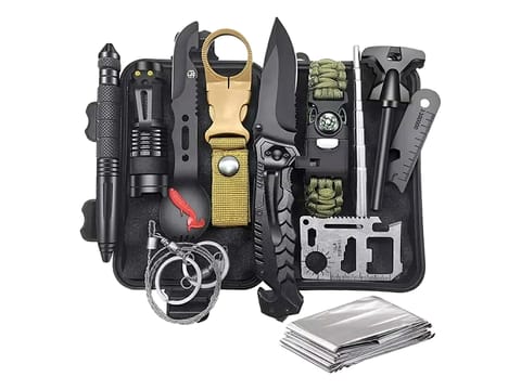 ⁨Zestaw Survivalowy Wojskowy Survival Niezbędnik Multitool 32w1⁩ w sklepie Wasserman.eu