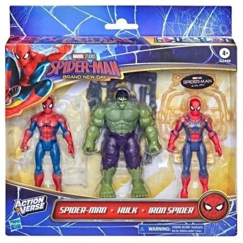 ⁨Spider-Man Actionverse Figurki 3-pak⁩ w sklepie Wasserman.eu