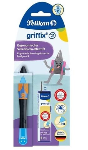 ⁨Ołówek Griffix HB praworęczny neon black⁩ w sklepie Wasserman.eu