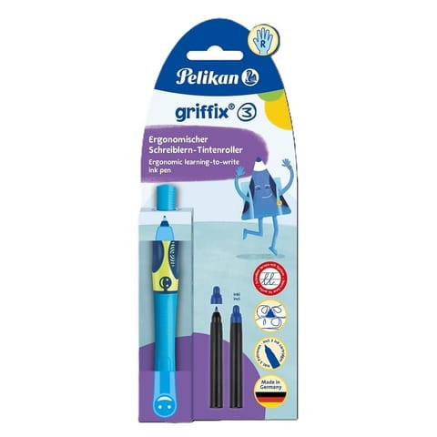 ⁨Pióro kulkowe Griffix Blue blister⁩ w sklepie Wasserman.eu