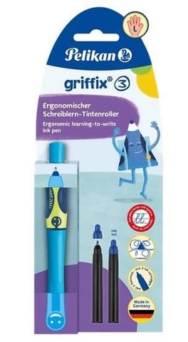 ⁨Pióro kulkowe Griffix leworęczne neon fresh blue⁩ w sklepie Wasserman.eu