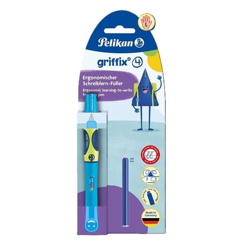 ⁨Pióro wieczne Griffix Blue blister Leworęczne⁩ w sklepie Wasserman.eu