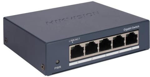 ⁨Switch Hikvision DS-3E0505-O⁩ w sklepie Wasserman.eu