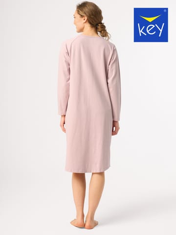 ⁨KOSZULA KEY LND-924 B26 (kolor pudrowy róż, rozmiar S)⁩ w sklepie Wasserman.eu