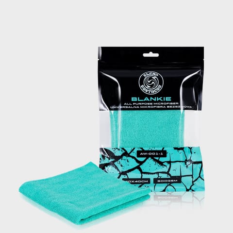 ⁨Blend Brothers BLANKIE Microfiber Turquoise - uniwersalna mikrofibra 300gsm⁩ w sklepie Wasserman.eu
