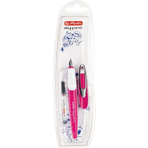 ⁨Pióro wieczne MY.PEN różowe dla praworęcznych 300006789 HERLITZ⁩ w sklepie Wasserman.eu