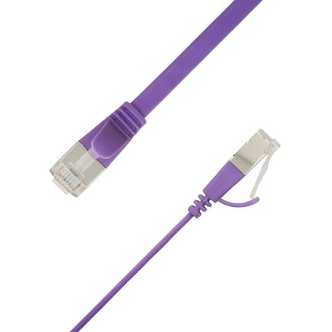 ⁨LinkIT Flat U/FTP Cat6A Purple 5m⁩ w sklepie Wasserman.eu