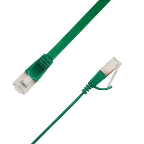 ⁨LinkIT Flat U/FTP Cat6A Green 5m AWG⁩ w sklepie Wasserman.eu