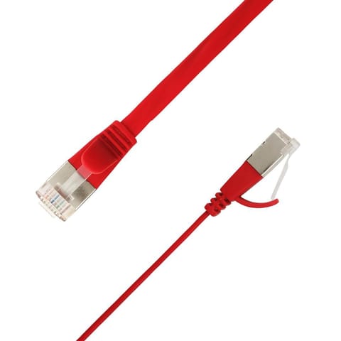 ⁨LinkIT Flat U/FTP Cat6A Red 5m AWG⁩ w sklepie Wasserman.eu