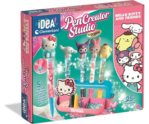 ⁨Clementoni 18276 Idea Fabryka Długopisów Hello Kitty⁩ w sklepie Wasserman.eu