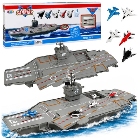 ⁨Ship Aircraft Carrier Jets 5 Pcs Sound Light⁩ at Wasserman.eu