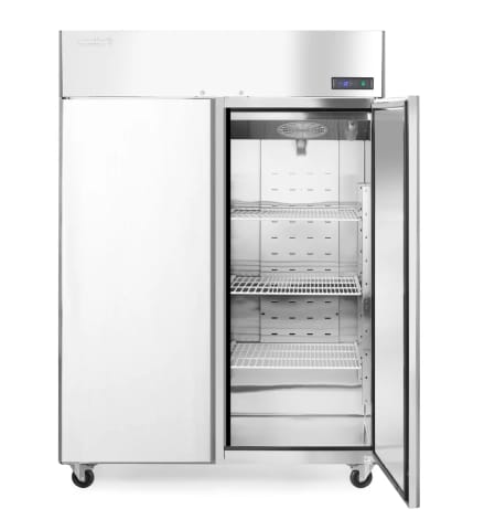 ⁨Szafa mroźnicza 2-drzwiowa Profi Line 6 x GN2/1 1240L - Hendi 232149⁩ w sklepie Wasserman.eu