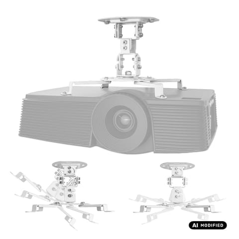 ⁨Uchwyt / wieszak sufitowy do projektora Maclean, 54~320mm,  do 13,5 kg, rotacja 360 stopni MC-200 W⁩ w sklepie Wasserman.eu